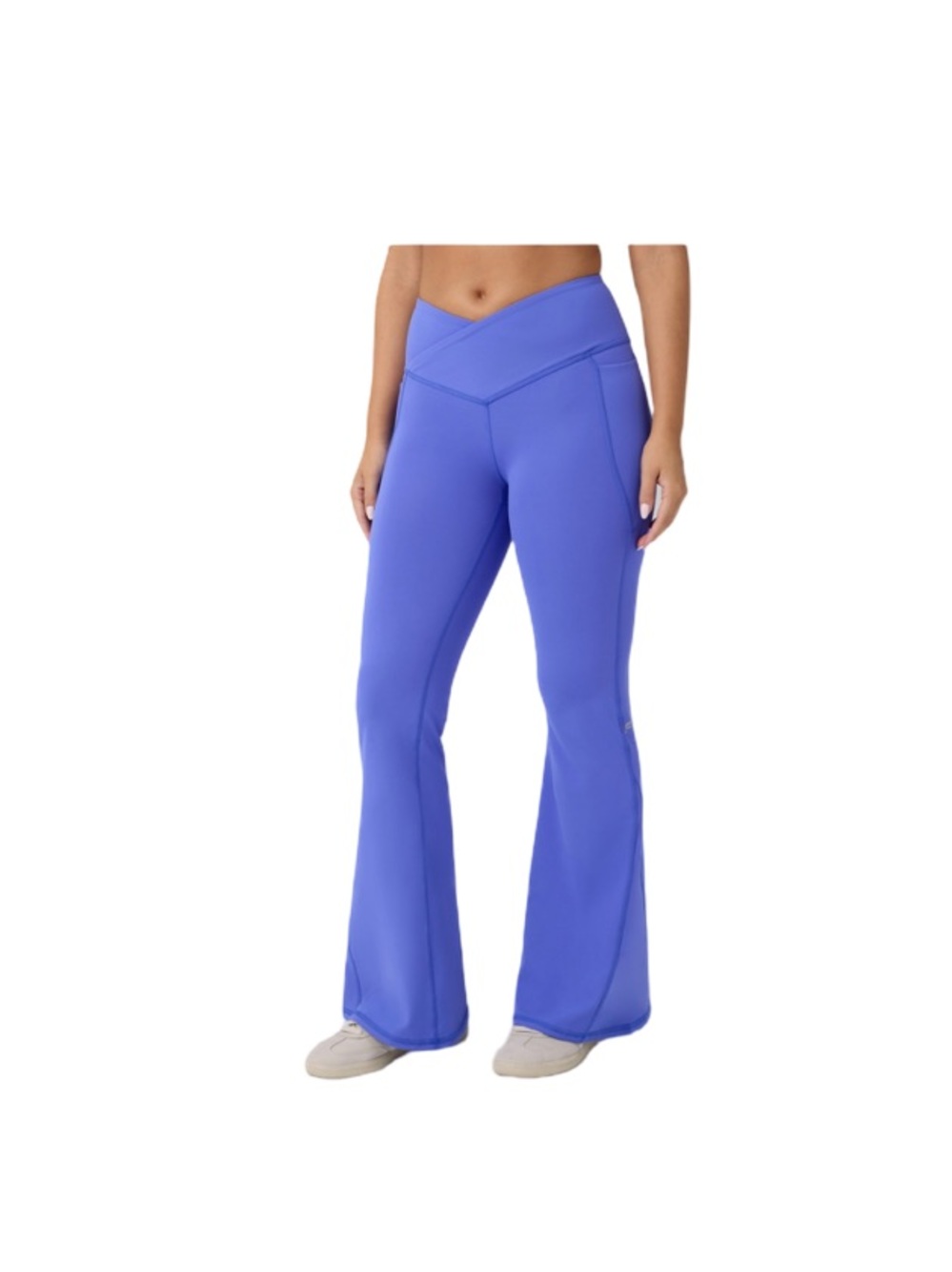 Fabletics Oasis Purluxe High Waisted Crossover Flare  Legging NWT Size XXL/1X